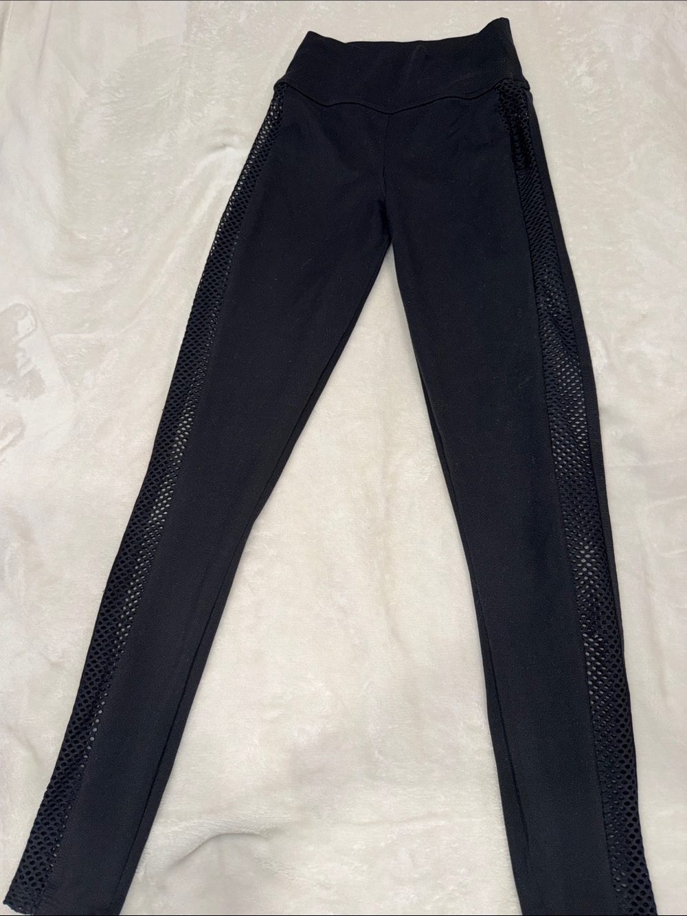 Bombshell Sportswear Black High-Waist Mesh Side Mohawk Leggings